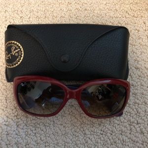 Red/Purple Ray Ban Sunglasses